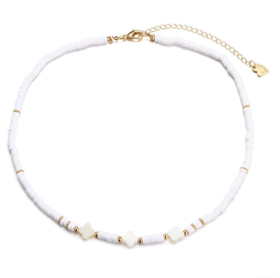 Summer Necklace White