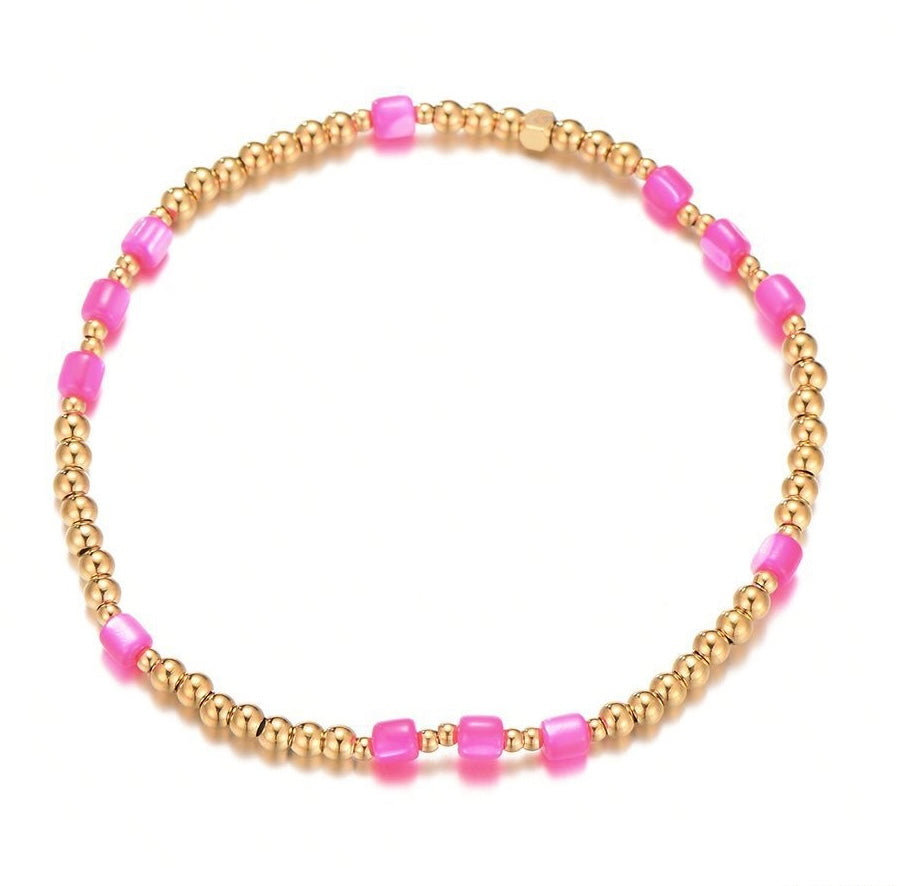 Bracelet Pink/Gold