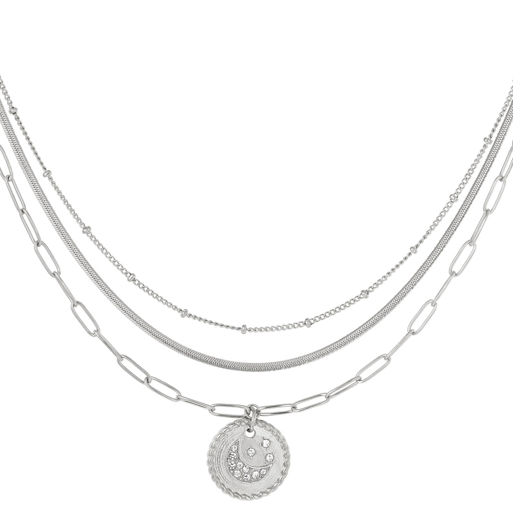 Necklace Moon Silver