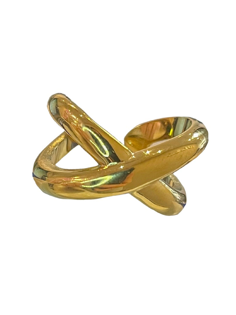 Cross Ring Gold | Lole The Label